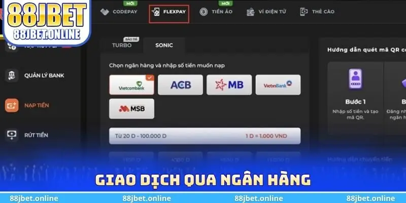 Giao dịch qua ngân hàng